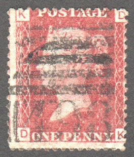 Great Britain Scott 33 Used Plate 146 - DK - Click Image to Close